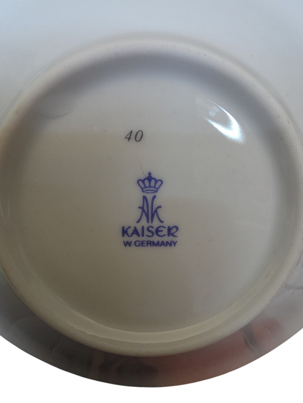 Vintage Alboth & Kaiser Porcelain Demitasse Teacup & Saucer Set - Picture 4 of 9